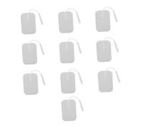 FIXOSHEE 10 pièces Patchs Électrodes Auto-adhésifs pour Massage et Soins Pads Unités Gel Conducteur Non Tissé Sans Confortables pour Dos et Nuque