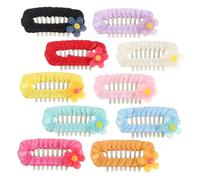 FIXOSHEE 10 Pièces Pet Hair Accessories Clips for Small Dogs and Cats Cute Cartoon Snap Barrettes for Puppy Grooming Secure Hold and Comfortable Fit Easy Hair Management
