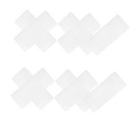 FIXOSHEE 10 Pièces Protecteur Clavier Transparent Silicone pour Ordinateurs Portables Film Étanche Poussière Réutilisable Housse Clavier pour Notebooks