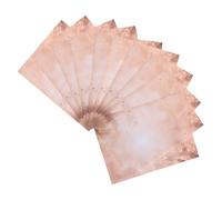 FIXOSHEE 100 Feuilles De Papeterie Décorative Vintage Pour Lettres Journal Scrapbooking Papeterie Rétro Fournitures De Journaling Artistique Papier Marron Clair