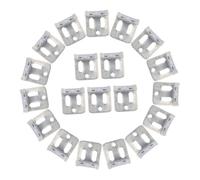 FIXOSHEE 100 pièces Clips Ressort pour Réparation de Canapé Accessoires de Meubles Pinces à Ressort pour Garnissage