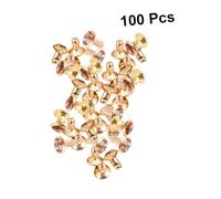 FIXOSHEE 100 Pièces Diamond Rhinestones With Rim Fine Cutting Jewelry Art Design For Clothing Sewing Accessories DIY Bracelets Necklaces Earrings Gems Décor
