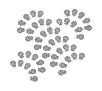 FIXOSHEE 100 Pièces Ensemble de charms des vintage en métal pour fabrication de colliers, bracelets, boucles d'oreilles, symboles, feu, eau, métal, terre pour création de bijoux et usage