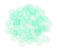 FIXOSHEE 100 Pièces Jetons Plastique Semi Transparents pour Jeu Bingo Jetons de Comptage pour Apprentissage Mathématique et Jeux de Société