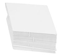 FIXOSHEE 100 pièces Kit Papier à Matelasser Réutilisable Modèles de Patchwork Papier Blanc pour Couture DIY Accessoires Quilting Adaptés Aux Débutants et Experts