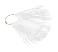 FIXOSHEE 100 pièces Présentoir Vernis Ongles Bâtons Transparents Palette pour Entraînement et Exposition Manucure Pratique Salon et Usage Personnel