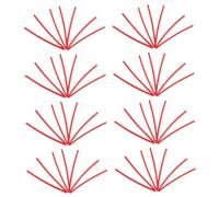 FIXOSHEE 1000 pièces Liens Torsadés à Pois Rouges pour Sacs Cadeaux Bonbons et Sucettes Attaches Emballage Pratiques Souples et Résistantes pour Fêtes et Boulangerie