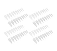 FIXOSHEE 1000 Pièces Set de Faux Ongles Claw Transparente et Naturelle Extensions Ongles Press Demi et Couverture Complète Kit Nail Art DIY pour Mariages et Événements