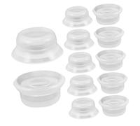 FIXOSHEE 12 pièces Joint Silicone pour Soupape de Cocotte - Kit de Joints d'Étanchéité Flexibles pour Autocuiseur Multifonction Accessoires de Cuisson sous Pression Compatibles