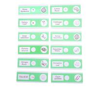 FIXOSHEE 12 pièces Lot de Lames de Microscope Préparées pour Échantillons Végétaux Accessoires Pédagogiques pour Garçon Fille et Étudiants Sciences Biologiques