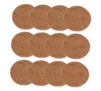 FIXOSHEE 12 pièces Lot de Tapis Nidification Fibre Végétale Épais Antifuite pour Pigeons et Pots de Fleurs Matériau et Polyvalent pour Nichoirs et Jardins