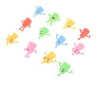 FIXOSHEE 12 pièces Marionnettes à Doigts TPR Phosphorescentes Petits Monstres Jouets pour Garçon Fille Jeu Interactif et Accessoires de Spectacle