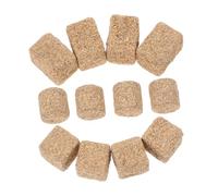 FIXOSHEE 12 pièces Miniature Hay Bales Set for Dollhouse and Farm Decor Assorted Shapes Round Square Rectangular Decorative Straw Blocks for Home and Fairy Garden
