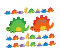 FIXOSHEE 120 pièces Gommes Fantaisie Thème Préhistorique pour Garçon Fille Gommes Effaçables Décoratives Tpr pour Étudiants pour École et Bureau