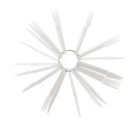 FIXOSHEE 150 pièces Nuancier Ongles Éventail Forme avec Anneau Présentoir Échantillons Vernis Durables et Lisses pour Salon et DIY