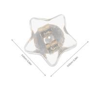 FIXOSHEE 16 pièces Lot de Bouchons Boucles Oreilles Silicone Étoile Antidérapant Confortable Résistant pour Femmes
