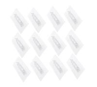 FIXOSHEE 16 pièces Supports Étagères Autocollants Double Rangée sans Perçage Support Long pour Étagères Ajustables et Rangement Placards Charge Stable et Design Compact