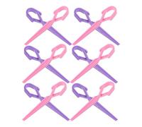 FIXOSHEE 160 Clips de Mise des Ongles en Plastique Léger Anti-débordement pour Manucure, Accessoires Nail Art pour Femmes et Salons de Manucure