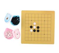 FIXOSHEE 2 Ensembles Jeux de Go Garçon Fille avec Plateau et Plastique Coffret Ours Mignon Jeu Éducatif pour Développer la Concentration Créativité