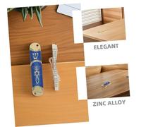 FIXOSHEE 2 Ensembles Metal Mezuzah Case with Scroll Blessing for Doorframes Religious Jewish Home Decor for Housewarming and