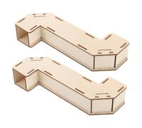FIXOSHEE 2 Ensembles Périscope Bois DIY Détachable Scientifique pour Expériences Optiques Garçon Fille Portable et Rotatif pour Éducation Physique et Jeux Extérieurs