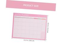 FIXOSHEE 2 pièces Bloc-notes Papier avec Planning Hebdomadaire et Mensuel Organiseur de Bureau Pratique pour Organisation des Tâches et Prise de Notes Quotidienne