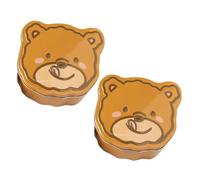 FIXOSHEE 2 pièces Boîte à Bonbons en Étain Capacité Spacieuse pour Biscuits et Chocolats Boîte Décorative Réutilisable pour Fête et Rangement Sucrés