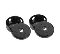 FIXOSHEE 2 Pièces Boîte de Jonction Ronde Étanche pour Caméra Support Mural avec Espace de Rangement Multiple pour Câbles Boîtier de Raccordement Extérieur Résistant et Polyvalent Lot