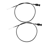 FIXOSHEE 2 pièces Câble Accélérateur Moto et Câble Étrangleur Robuste pour Contrôle Fluide Vitesse Compatible avec Motos Hors-piste et Précis
