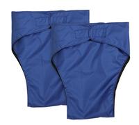 FIXOSHEE 2 pièces Couches Incontinence Adulte Réutilisables Imperméables Culotte Lavable Élastique Anti-fuite Confortable pour Personnes Âgées et Malades Lot