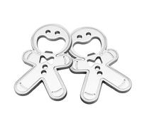 FIXOSHEE 2 Pièces Décapsuleur Porte Clés Métal Forme de Ouvre Bouteille Robuste et Portable pour Bière et Canettes Cadeau Pratique et Décoratif