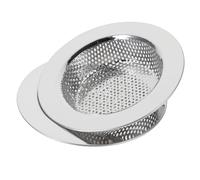 FIXOSHEE 2 pièces Filtre Vidange INOX pour Évier de Cuisine Panier Bonde Bouchon Collecte Cheveux et Résidus Compatible Lavabos Standard Drainage et Nettoyage Facile Lot