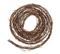 FIXOSHEE 2 Pièces Guirlande de Vigne Naturelle pour DIY Couronnes et Décorations de Mariage Base Flexible Rotin Tressé pour Artisanat et Décoration Murale de Noël