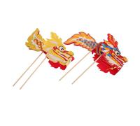 FIXOSHEE 2 Pièces Guirlandes DIY Dragon Papier Chinois Décoration Colorée pour Fête du Nouvel an Chinois et Veille du Nouvel an
