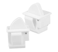 FIXOSHEE 2 pièces Interrupteur de Porte de Réfrigérateur Broches Remplacement pour Éclairage de Réfrigérateur Installation Simple Éclairage Construction Robuste Lot