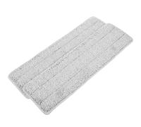 FIXOSHEE 2 pièces Lot de Serpillières Microfibres Rechange pour Balai Plat Réutilisables Absorbants et Durables pour Nettoyage Sol Murs et Plafonds Compatible avec Têtes de Balai Standard