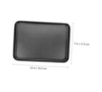 FIXOSHEE 2 pièces Lot Plaques de Cuisson Rectangulaires Acier Antiadhésives Plaques Four Petite pour Pâtisserie Cuisson et Rôtissage Uniformes Facile à Nettoyer et
