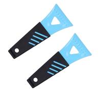 FIXOSHEE 2 pièces Mini Pelle à Neige Plastique Légère Outil Multifonction de Déneigement et Racloir Glace pour Voiture Résistant Au Gel Protection Peinture Réutilisable Couleur Aléatoire