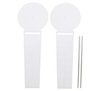 FIXOSHEE 2 pièces Modèle de Cadran Solaire Équatorial Éducatif Plastique Horloge Ancienne Scientifique Pédagogique pour Démonstration et Apprentissage Kit