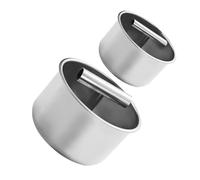 FIXOSHEE 2 Pièces Moule à Inox Manuel Presse à Viande et Fabrication Facile de de Viande Poisson et Crevettes pour Cuisine Maison et Préparation Repas