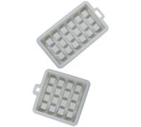 FIXOSHEE 2 pièces Moules à Gaufres Silicone Carré et Rectangle Résistants Antiadhésifs pour Cuisine Maison et Pâtisserie