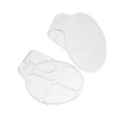 FIXOSHEE 2 pièces Palette de Maquillage Mixte Acrylique Palette Cosmétique à Compartiments Outil de Mélange Portable et Facile à Nettoyer