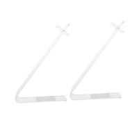 FIXOSHEE 2 pièces Présentoir Chaussures Acrylique pour Sandales Baskets Talons Support Stable pour Magasins et Centres Commerciaux