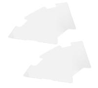 FIXOSHEE 2 Pièces Règle de Couture Acrylique Transparente pour Patchwork et Sac à Clés Gabarit de Couture pour Portefeuille Pochette et Projets DIY