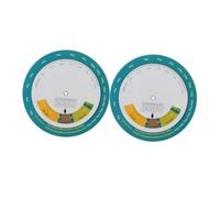 FIXOSHEE 2 pièces Roue Indice de Masse Corporelle Bmi Murale Outil de Suivi Poids pour Maison Gym Élégant et Gain de Place