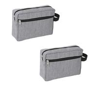 FIXOSHEE 2 pièces Sac de Toilette Portable Double Oxford Résistant pour Voyage et Usage Quotidien Sac de Rangement Multi-Usage Léger et Pratique