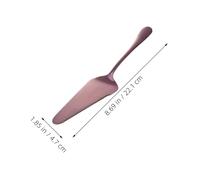 FIXOSHEE 2 pièces Spatule à Gâteau et Pizza Inox Bord Dentelé Triangulaire Robuste pour Pâtisserie Dessert et Service Cuisine Polyvalente