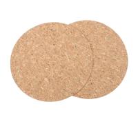 FIXOSHEE 2 pièces Tapis de Souris Double Face Liège Naturel Antidérapant Modèle Polyvalent pour Ordinateur et Gaming Design Épuré et Stable Set