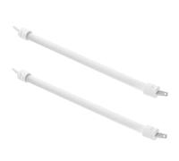 FIXOSHEE 2 pièces Tube Chauffant Électrique Résistant Haute Température pour Chauffage Terrasse et Durcissement Peinture Quartz pour Remplacement Chauffage Patio