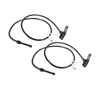 FIXOSHEE 2 pièces Tuyau Extension pour Pompe à Air Vélo et Scooter Flexible Résistant Au Froid Adaptateur Valve Presta et Valve Américaine Accessoire Polyvalent pour Gonflage Pneus Route